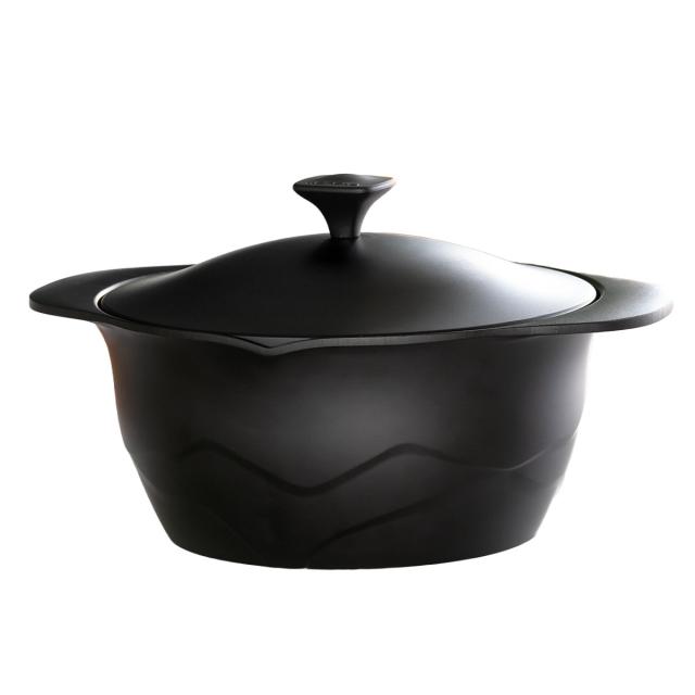 Lirica キャセロール 24cm IH対応 食洗機対応 両手鍋 （ ガス火対応 なべ 万能鍋 お鍋 両手なべ フッ素加工 軽い 蓋付き PFASフリー PFOAフリー 24センチ 24 フッ素コーティング フッ素 アルミ製 軽量 3層構造 注ぎ口付き 調理器具 ）_19