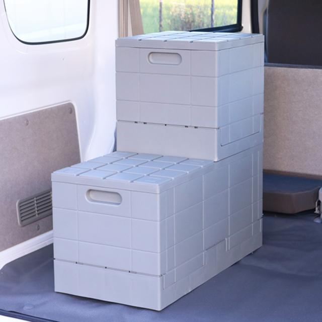 収納ボックス 幅30×奥行30×高さ30.2cm グリッドコンテナー キューブ 