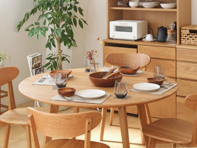 ナチュラル　木製ダイニングテーブル 120cm 北欧スタイル 4人用 楽天市場】北欧 ダイニングテーブルセット 4人掛け 5点セット 120cm