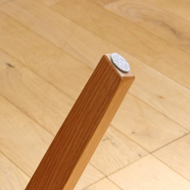 ダイニングチェア ２脚セット 座面高43cm リバー 木製 天然木 （ オーク材 ダイニング リビング チェアー イス 食卓椅子 椅子 背もたれ付き セット 北欧 シンプル ナチュラル おしゃれ ）_5