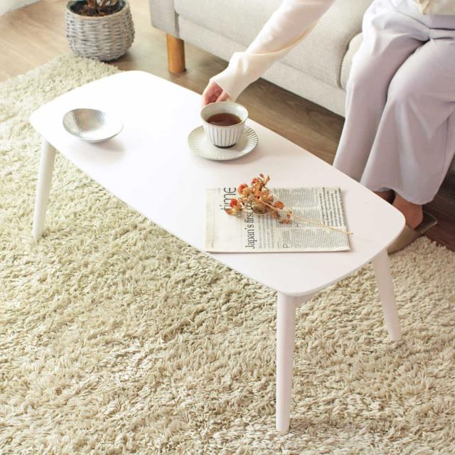 センターテーブル 幅90cm 折りたたみ 木製 （ テーブル ローテーブル リビングテーブル 折り畳み つくえ 机 木目調 北欧風 コンパクト おしゃれ 長方形 白 ホワイト ナチュラル ブラウン ）_19