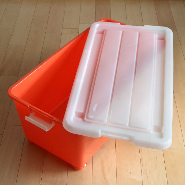 LAPart★送料込み★オーダーおもちゃ箱②×2個 収納ボックス ふた付き 同色3個セット 約 幅40×奥行74×高さ31cm