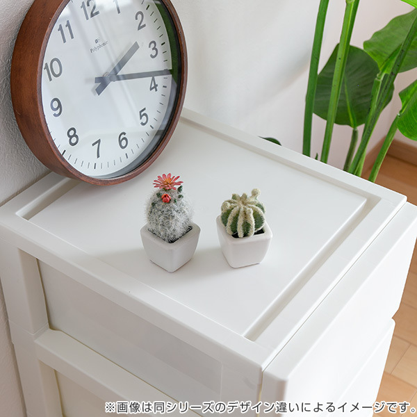 チェスト 幅54×奥行41.5×高さ106.1cm 5段 ワイド （ プラスチック スリムチェスト スリム タンス 引き出し 白 茶 プラスチックチェスト 収納ケース 衣類収納 リビング 収納 日本製 おしゃれ ）の通販は