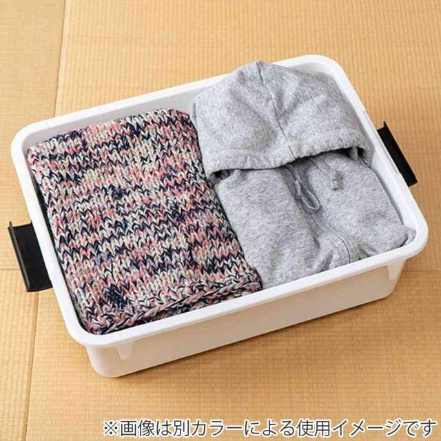 衣装ケース クローゼット 収納ケース コロモ 幅38.5×奥行50×高さ17cm 浅型 12個セット （ コロ付き 収納ボックス 衣類収納 収納 透明 クリア 奥行50 ベッド下収納 押入れ収納 キャスター付き ）_14