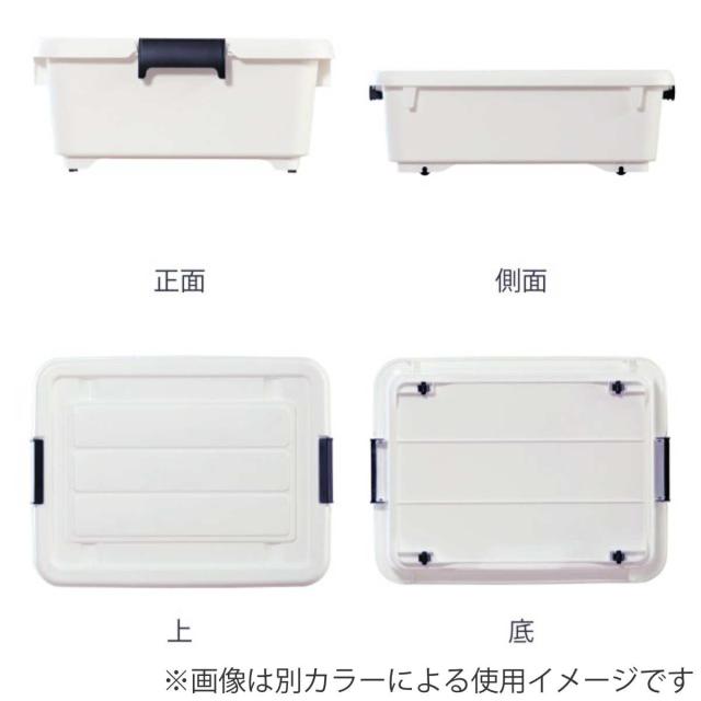 衣装ケース クローゼット 収納ケース コロモ 幅38.5×奥行50×高さ17cm 浅型 12個セット （ コロ付き 収納ボックス 衣類収納 収納 透明 クリア 奥行50 ベッド下収納 押入れ収納 キャスター付き ）_3