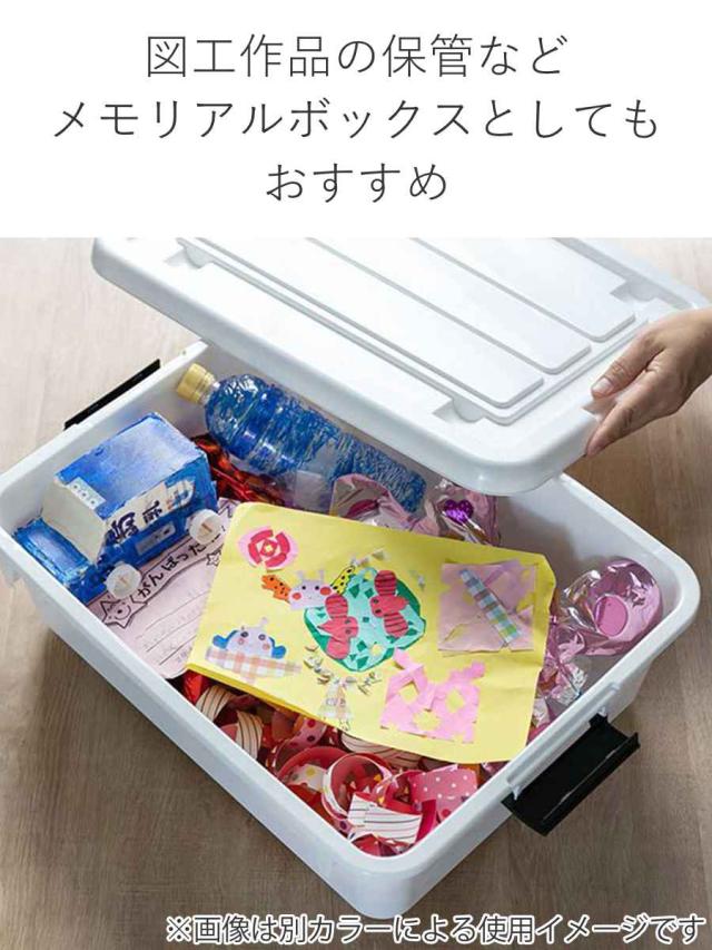 衣装ケース クローゼット 収納ケース コロモ 幅38.5×奥行50×高さ17cm 浅型 12個セット （ コロ付き 収納ボックス 衣類収納 収納 透明 クリア 奥行50 ベッド下収納 押入れ収納 キャスター付き ）_7