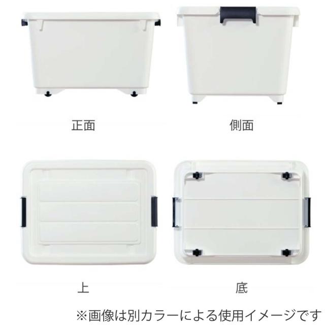 衣装ケース クローゼット 収納ケース コロモ 幅38.5×奥行50×高さ30cm 深型 10個セット （ コロ付き 収納ボックス 衣類収納 収納 透明 クリア 奥行50 押入れ収納 押入れ 蓋付き 衣類ケース キャスター付き ）_3