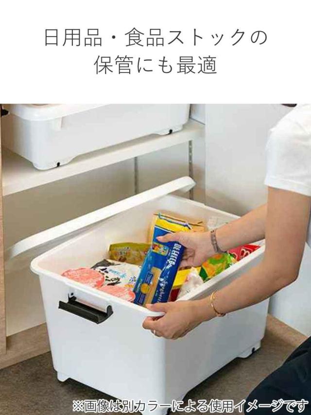 衣装ケース クローゼット 収納ケース コロモ 幅38.5×奥行50×高さ30cm 深型 10個セット （ コロ付き 収納ボックス 衣類収納 収納 透明 クリア 奥行50 押入れ収納 押入れ 蓋付き 衣類ケース キャスター付き ）_7