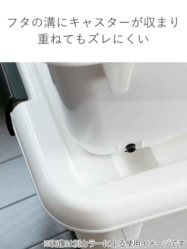 衣装ケース 押し入れ 収納ケース コロモ 幅40×奥行74×高さ18cm 浅型 10個セット （ コロ付き 収納ボックス 衣類収納 収納 透明 クリア 奥行74 ベッド下収納 ベッド下 押入れ クローゼット収納 衣類ケース キャスター付き ）_9