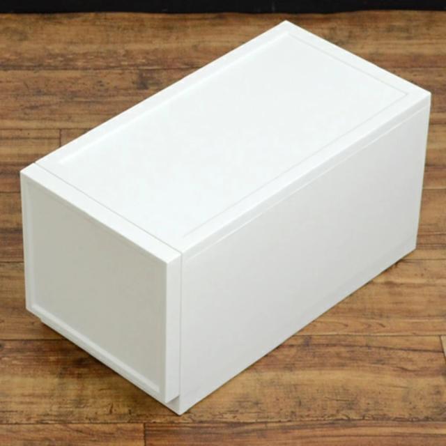 収納ケース チェスト S180 8個セット 幅18×奥行36×高さ18.3cm （ 収納 引き出し スリム 収納ボックス 仕切り付き 小物収納 日本製 キッチン収納 隙間収納 ベッド下 積み重ね リビング キッチン プラスチック 衣類収納 ストッカー ）_19