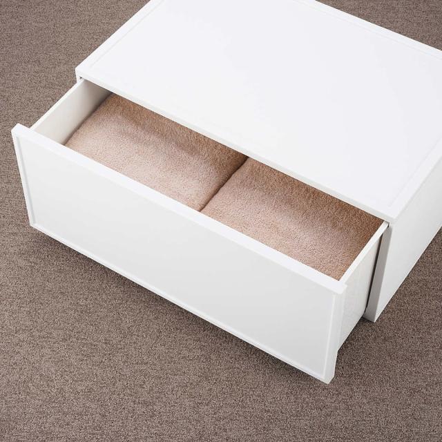 収納ケース チェスト ファボーレヌーヴォ L240 4個セット 幅54×奥行36×高さ24.3cm （ 収納 引き出し 収納ボックス 大容量 衣類収納 日本製 衣装ケース 隙間収納 ベッド下 積み重ね キッチン プラスチック 小物 ）_6