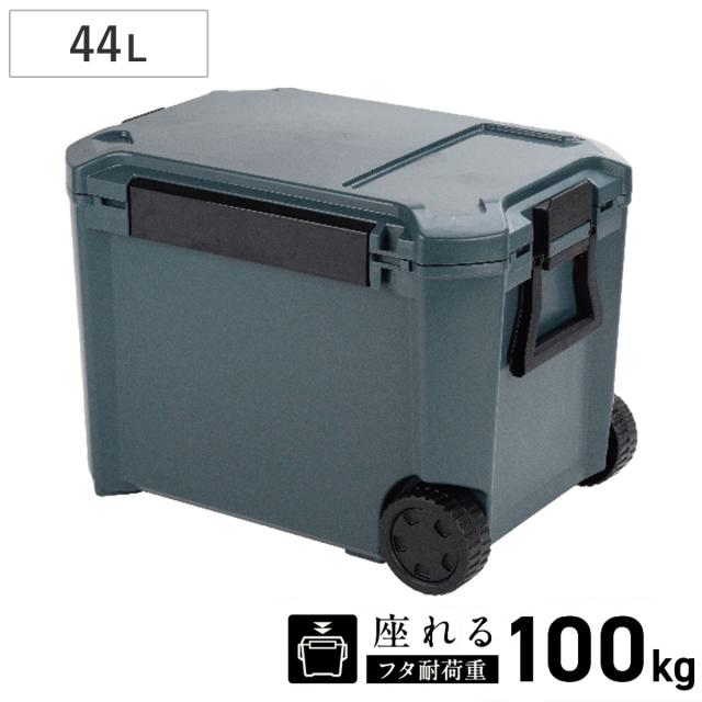 クーラーボックス 44L COREFLUX 座れる 耐荷重100kg （ 保冷 クーラーBOX 保冷ボックス クーラーバッグ 冷蔵ボックス 44リットル クーラー ボックス BOX キャンプ アウトドア ハンドル 持ち手付き キャスター付き ）