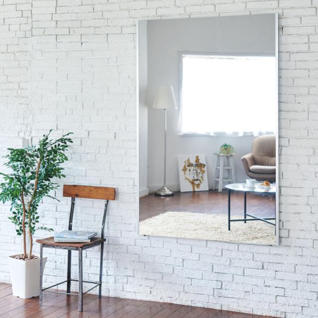 割れない鏡 リフェクスミラー 大型 ビッグ 姿見 100cm×150cm （ 鏡