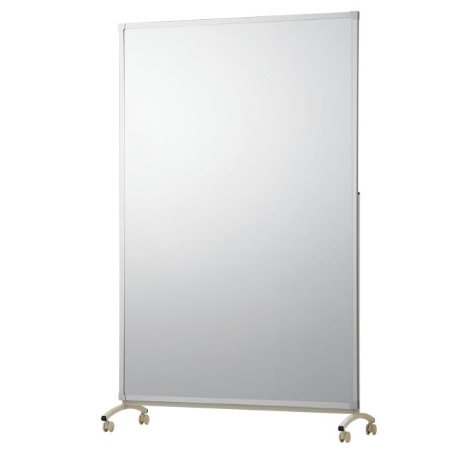 割れない鏡 リフェクスミラー キャスター付き スポーツミラー R型 姿見 120cm×180cm （ 鏡 全身 スタンドミラー フィルム Refex 軽量 超軽量 リフェクス フィルムミラー かがみ 割れない スポーツ ダンス レッスン ）_12