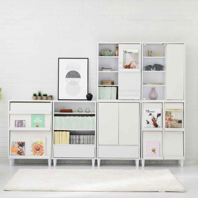 飾り台 ラック 棚 レトロ ラック テレビ台 ディ BOXスプレイ ホワイト