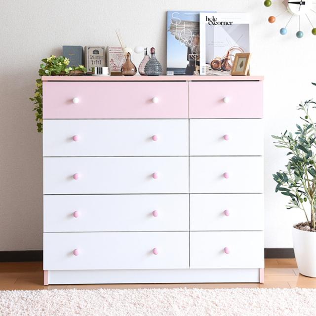 美品　洋服ダンス　タンス　収納　チェスト　5段箪笥　チェスト　ダークブラウン 楽天市場】チェスト タンス 箪笥 ローチェスト 洋服ダンス 90幅