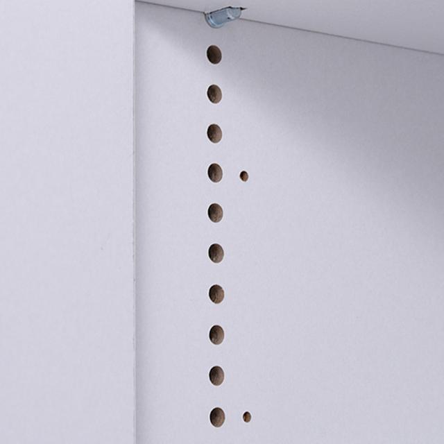 上置き棚 本棚 幅41.5cm 全棚可動 ブックガード付 （ 上置き 突っ張り 1cmピッチ 可動棚 収納 棚 ラック 深型 家具 シェルフ パーツ コミックラック ダークブラウン ホワイト ライトブラウン ）_8