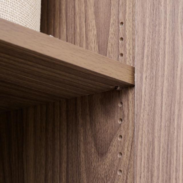 本棚 幅60cm キャビネット ハイタイプ 背面化粧 （ 棚 ラック 扉収納 可動棚 A4対応 コミック収納 リビング収納 家具 ディスプレイ 飾り棚 お掃除ロボット対応 ）_10