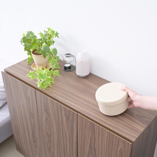 本棚 幅90cm キャビネット 扉付き 背面化粧 （ 棚 ラック 扉収納 可動棚 A4対応 コミック収納 リビング収納 家具 ディスプレイ 飾り棚 お掃除ロボット対応 ）_14