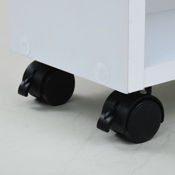 押入れ 収納ラック キャスター付 本棚 2台セット スリム 奥行78cm （ 押入れ収納 収納 ラック 棚 押し入れ キャスター 押し入れ収納 隙間収納 すきま 木製 隙間ラック 薄型 本収納 CDラック DVDラック 幅20 ）の通販は