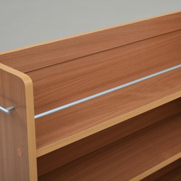 押入れ 収納ラック キャスター付 本棚 2台セット スリム 奥行78cm （ 押入れ収納 収納 ラック 棚 押し入れ キャスター 押し入れ収納 隙間収納 すきま 木製 隙間ラック 薄型 本収納 CDラック DVDラック 幅20 ）の通販は