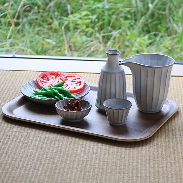 徳利 180ml 風雅 月白 和食器 磁器 日本製 （ とっくり 銚子 約1合 酒