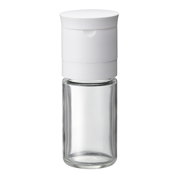 スパイスミル 岩塩用 セラミックペッパーミル ホワイト 貝印 手動式 岩塩専用 岩塩ミル 岩塩挽き 手動ミル 粉砕機 下ごしらえ キッチの通販はau Pay マーケット リビングート