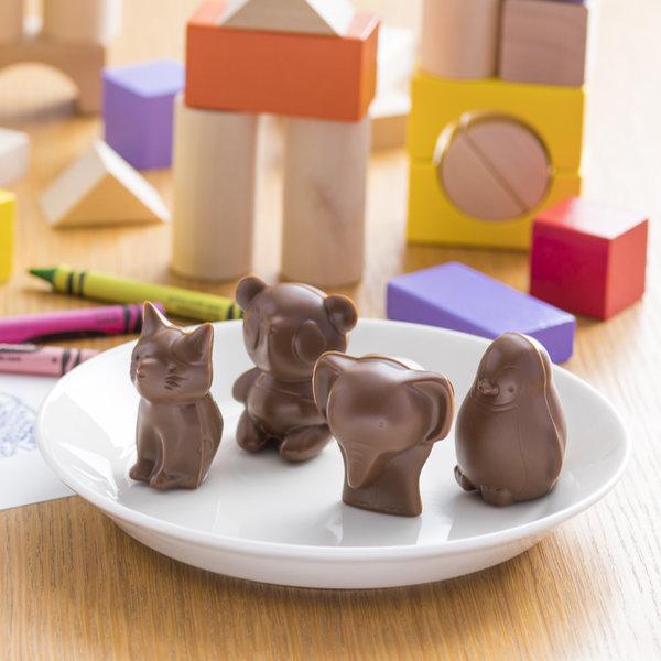 チョコ型 立体 どうぶつ 動物 プラスチック製 （ リトルシェフクラブ