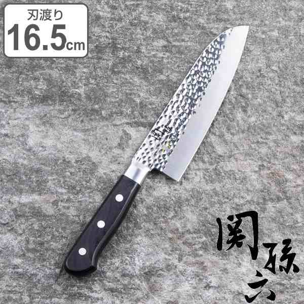 三徳包丁 16.5cm 関孫六 いまよう 貝印 （ 料理包丁 分化包丁 万能包丁 左右兼用 槌目模様 16.5センチ 日本製 165mm 165ミリ  ナイフ ほうちょう 庖丁 3徳包丁 三徳庖丁 キッチンナイフ キッチンツール ）｜au PAY マーケット