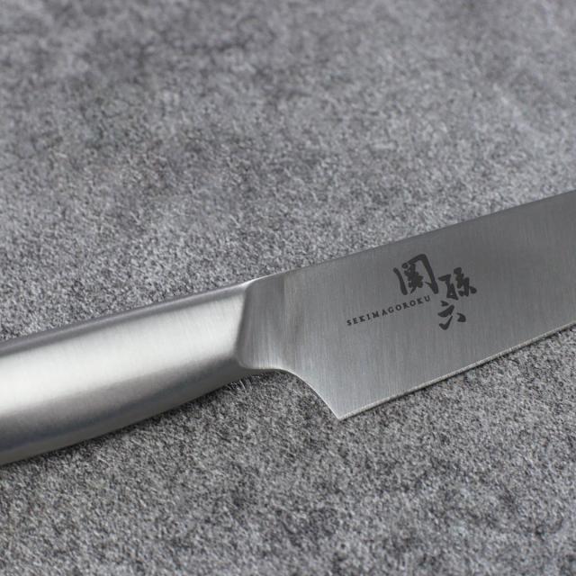 包丁 12cm 関孫六 オールステンレス サヤ付き コンパクトナイフ 日本製