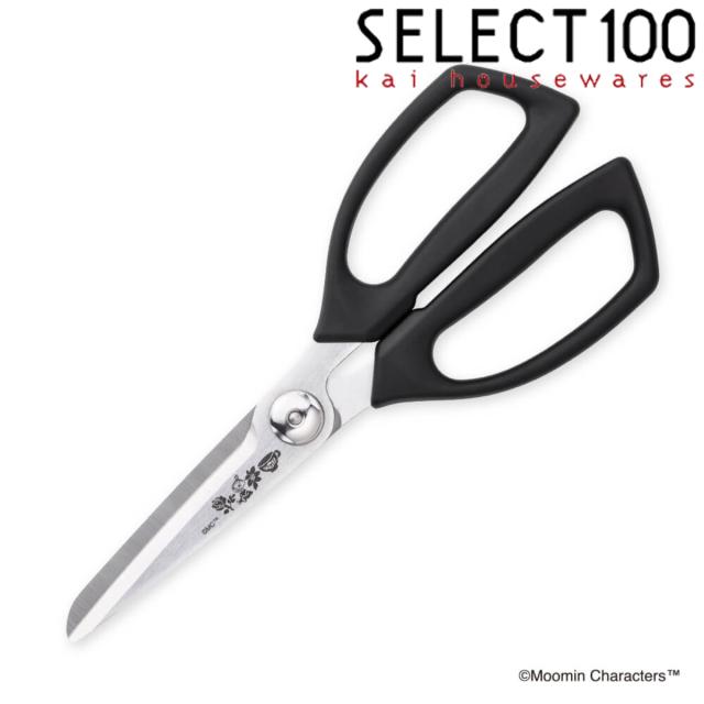 キッチンばさみ SELECT100×ムーミン ステンレス製 （ セレクト100 キッチンバサミ 調理ばさみ 食洗機対応 キッチン ハサミ 分解 洗える リトルミイ 下ごしらえ 調理小道具 調理器具 キッチンツール ）