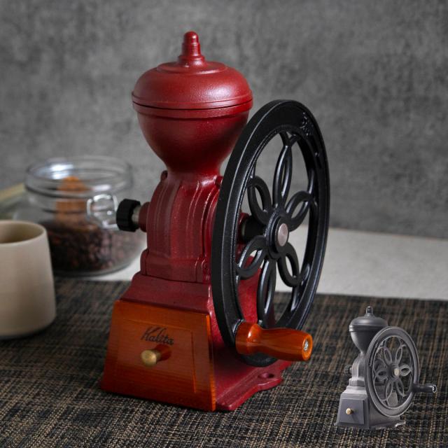 karita   ダイヤコーヒーミル  カリタ   レッド　手動式　インテリア Kalita カリタ コーヒーミル ダイヤ ミル N （ 日本製 手挽き コーヒー