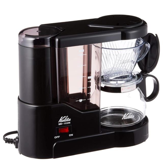 Kalita カリタ コーヒーメーカー MD-102N ブラック （ 5カップ ミル・浄水付き コーヒーマシーン コーヒー マシーン 日本製 おしゃれ ドリップコーヒー コーヒーミル ）_8