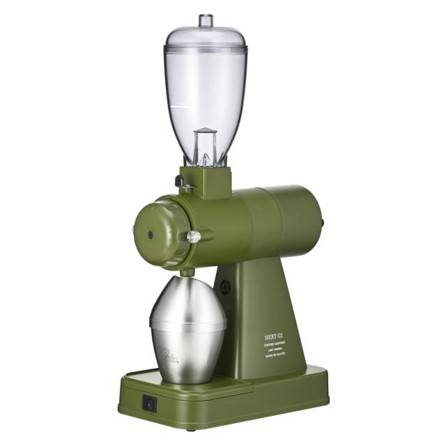 Kalita カリタ コーヒーミル NEXT G2 （ 電動 日本製 コーヒー ミル 電動ミル グラインダー 帯電防止 静音 おしゃれ レトロ調 クラシック調 業務用 家庭用 ） Kalita カリタ コーヒーミル NEXT G2 （ 電動 日本製 コーヒー ミル