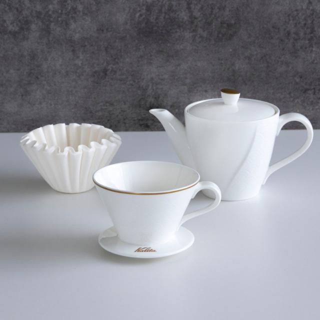 Kalita カリタ ドリッパーギフトセット BC-185 ギフト （ 1〜2人用 日本製 磁器 コーヒー 珈琲 コーヒーセット コーヒーサーバー コーヒーフィルター コーヒードリッパー セット コーヒーギフト おしゃれ ）