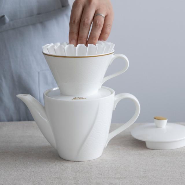 Kalita カリタ ドリッパーギフトセット BC-185 ギフト （ 1〜2人用 日本製 磁器 コーヒー 珈琲 コーヒーセット コーヒーサーバー コーヒーフィルター コーヒードリッパー セット コーヒーギフト おしゃれ ）