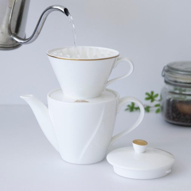 Kalita カリタ ドリッパーギフトセット BC-185 ギフト （ 1〜2人用 日本製 磁器 コーヒー 珈琲 コーヒーセット コーヒーサーバー コーヒーフィルター コーヒードリッパー セット コーヒーギフト おしゃれ ）