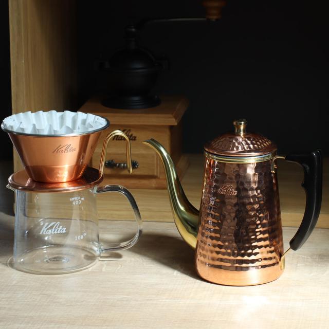 Kalita カリタ コーヒーケトル 700ml Cu ケトル 700 （ 銅製 日本製