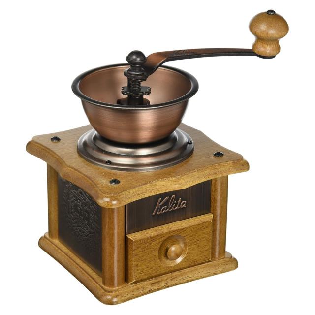 Kalita カリタ コーヒーミル 銅板ミル ac （ 手挽き 手動 コーヒー コーヒー豆 ミル おしゃれ レトロ クラシック ）