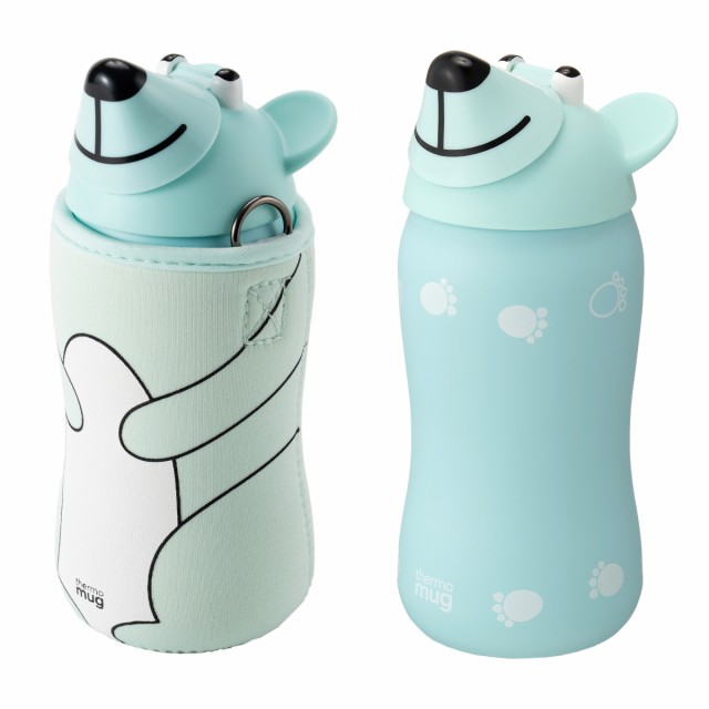 水筒 380ml ANIMAL BOTTLE BEAR （ ストローボトル 軽量