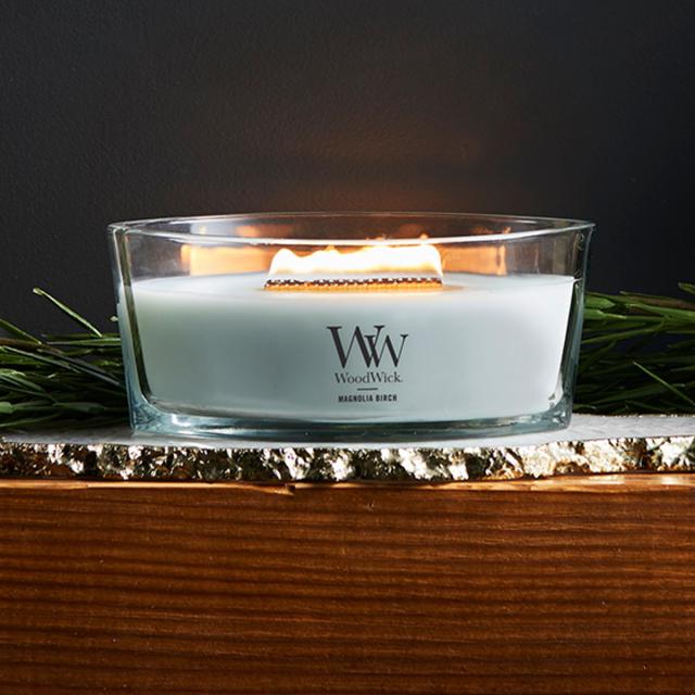 アロマキャンドル ウッドウィック WoodWick ハースウィック シェード付き （ アロマ キャンドル ギフト ソイワックス 蓋付き おしゃれ 香り 木芯 焚き火 フレグランスキャンドル トリロジーハースウィック 木製芯 鉄製シェード ）_16