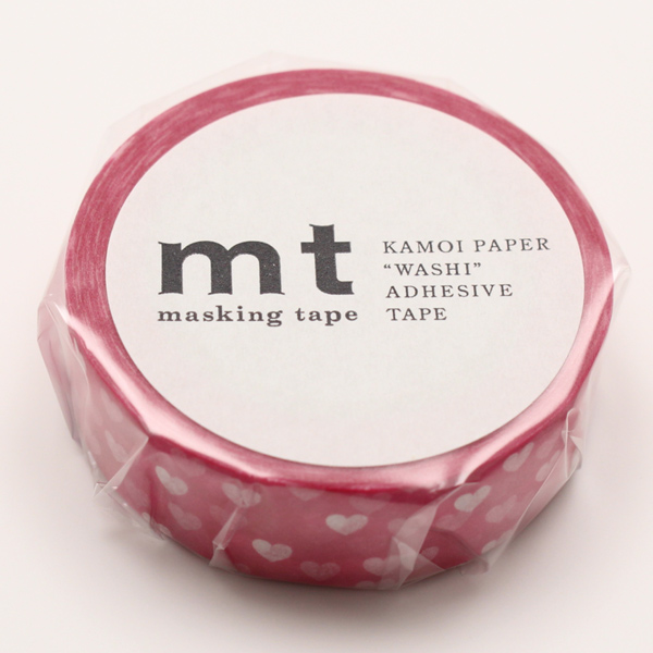 マスキングテープ Mt 1p ハート スポット 幅15mm カモ井加工紙 マステ 和紙テープ ラッピング デコレーション コラージュ ラッピの通販はau Pay マーケット お弁当グッズのカラフルbox