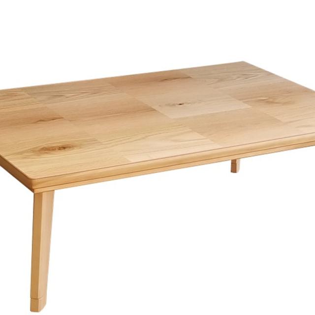 こたつテーブル 継ぎ脚 幅135cm ドルチェ （ こたつ テーブル リビングテーブル ローテーブル 長方形 高さ調節 36.5cm 40.5cm 継ぎ足 コタツ 天然木 木製 日本製 1年中 使える 座卓 おしゃれ ハロゲンヒーター 奥行80cm ）