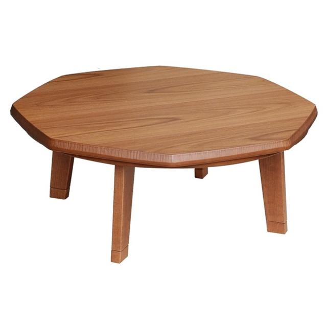 こたつテーブル 継ぎ脚 100×100cm N団らん （ こたつ テーブル リビングテーブル ローテーブル 八角形 高さ調節 36.5cm 40.5cm 継ぎ足 コタツ 天然木 木製 日本製 リビング 1年中 使える 座卓 おしゃれ ハロゲンヒーター ）