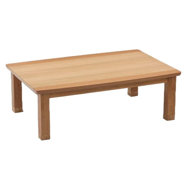 こたつテーブル 継ぎ脚 幅105cm ハスラー （ こたつ テーブル リビングテーブル ローテーブル 長方形 高さ調節 35.5cm 39.5cm 継ぎ足 コタツ 天然木 木製 1〜2人用 日本製 リビング 1年中 使える 座卓 おしゃれ ハロゲンヒーター ）