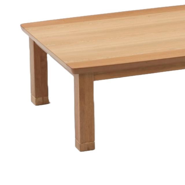 こたつテーブル 継ぎ脚 幅120cm ハスラー （ こたつ テーブル リビングテーブル ローテーブル 長方形 高さ調節 35.5cm 39.5cm 継ぎ足 コタツ 天然木 木製 日本製 リビング 1年中 使える 座卓 おしゃれ ハロゲンヒーター ）