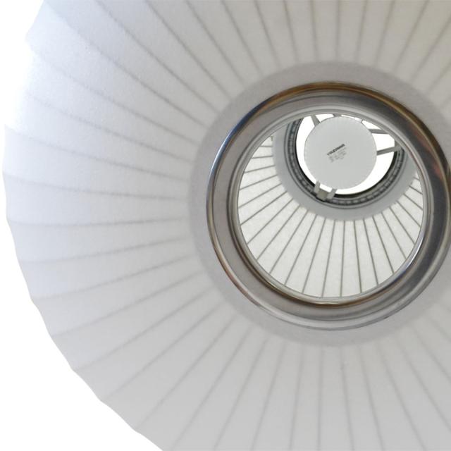 ペンダントライト バブルランプ ボールペンダント ミディアム リプロダクト LED E26 （ ライト 照明 ジョージネルソン デザイナーズ 北欧 モダン 直径45cm 天井照明 吊下げ 和モダン シーリングカップ LED対応 ボール 丸 インテリア ）_14