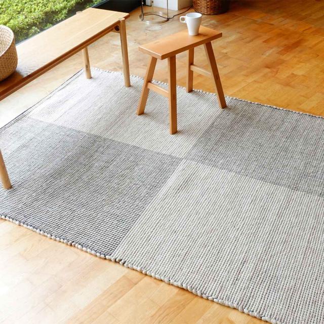 ラグ キリムラグ 手織り アールノ ALENO 160×230cm ホットカーペット対応 （ ラグマット カーペット 絨毯 じゅうたん 長方形 マット 床暖対応 床暖 床暖房 アクセントラグ ハンドメイド 市松模様 キリム ）_8