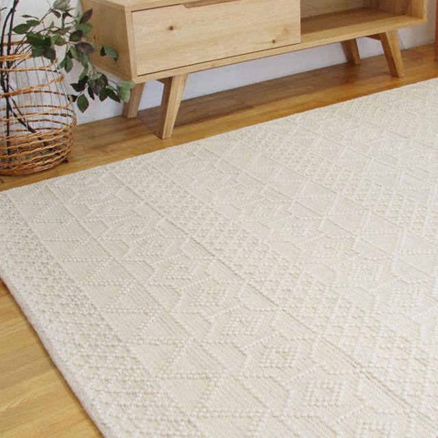 ラグ キリムラグ 手織り ジーゴ ZIGO 140×200cm ホットカーペット対応 （ ラグマット カーペット 絨毯 じゅうたん 長方形 マット 床暖対応 床暖 床暖房 アクセントラグ ハンドメイド 幾何学柄 キリム ）_1