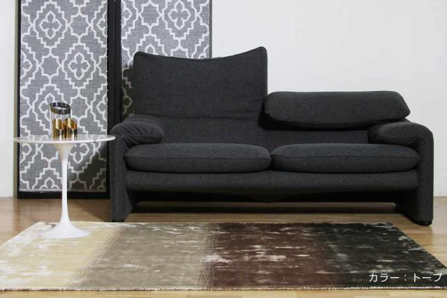 ラグ 手織り フェード FADE 160×230cm ホットカーペット対応 （ ラグマット カーペット 絨毯 じゅうたん 長方形 マット 床暖対応 床暖 床暖房 アクセントラグ 耐久性 ハンドメイド ビスコース ）_14